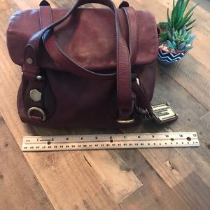 Marc Jacobs leather saddle bag